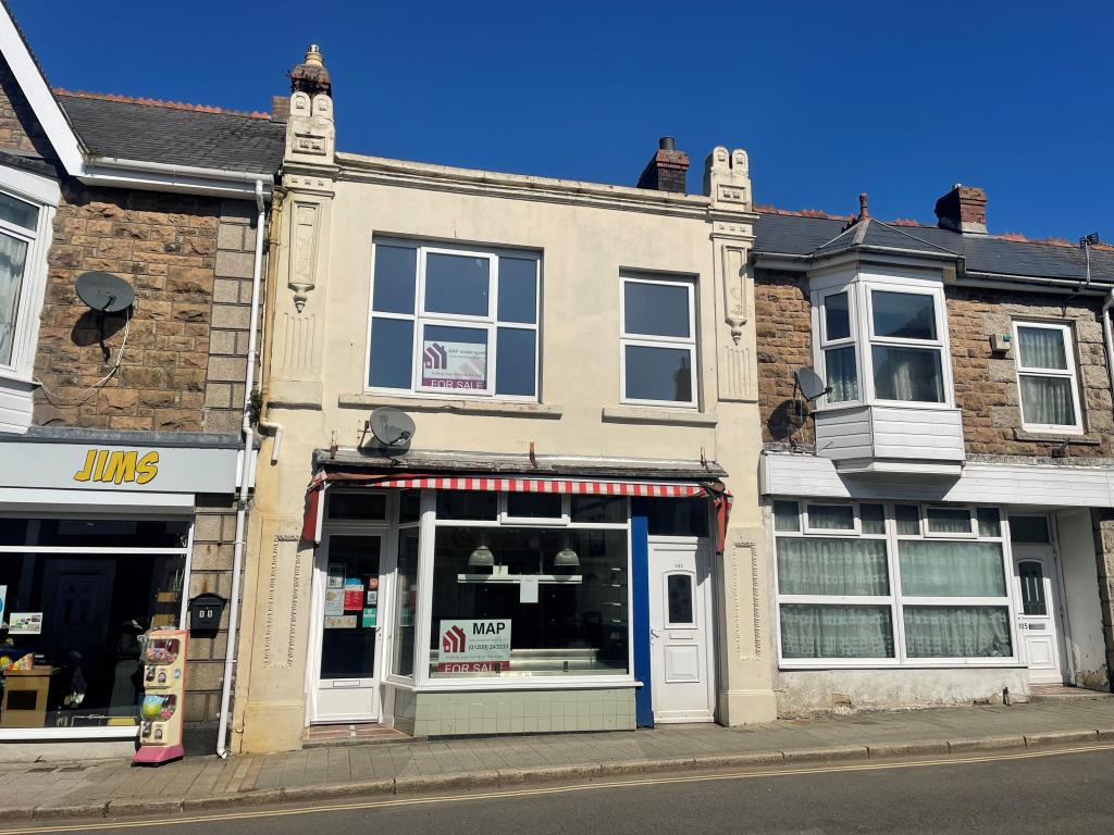 Lot: 43 - MIXED USE PROPERTY PLUS OUTBUILDING WITH PLANNING APPROVAL - Front elevation